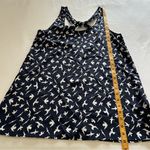 Sweet Claire - Navy Bird Print Sleeveless Tunic Shirt - Size M - USA Made Photo 6