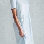 Clad & Cloth  The Bonnie Dress Light Blue. Size XSmall. EUC Photo 2