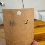 Vintage wooden Santa Claus dangle earrings White Photo 1