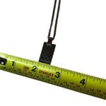  Sterling Silver Diamante Pattern Sherryline Pendant Gucci Necklace w Box Photo 8