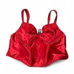 Adore Me Corset Sz 36C Arianna Satin Underwire Bow Detail Feminine Valentines Photo 2