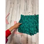 JoyLab Green Geometric Active Shorts Women’s XL High Waist Workout Running Short Photo 9