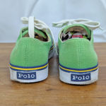 Ralph Lauren Polo Women's Green Low Top Sneakers, Size 8 Photo 5