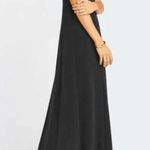 Show Me Your Mumu NWT  Zurich Knot Dress in Black Stretch Crepe Photo 2