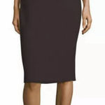 Eileen Fisher  Pencil Skirt Stretch Knit Brown medium Photo 0