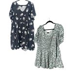 Torrid  | 2X | Bundle of 2 Dress & Top Babydoll Floral Romantic Flowy Blouse Photo 0