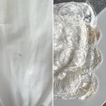 Vintage 70s Ivory Cream Montgomery Ward Wedding Prom Dress Lace Cardigan Sz 5/6 Photo 8