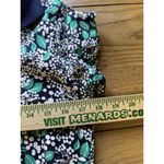 Lands' End  Shirt Women Size M/P 10-12 Floral‎ Short Sleeve Polo Collar Classic Photo 4