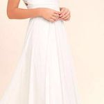 Lulus White Maxi Dress Photo 0