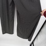 ZARA Black & White Polka Dot Trouser Pants Belted Size Small Photo 9