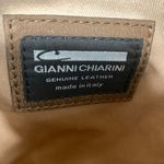 Gianni Chiarini Made in Italy Brown Leather Purse 17x14" Photo 4