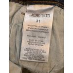 joe's jeans Joes High Rise Straight Ankle Medium Wash Denim Jeans Raw Hem Size 31 Photo 5