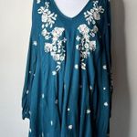 Free People  Teal Blue Tennessee Dress Photo 1