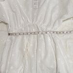 Cupshe NWT  Size Medium Vanilla Dune White Cover-Up Mini Dress Photo 9