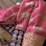 Free People Y2K "Bollywood Princess" Dress Orange Marigold Yellow Metal size 8 Photo 7