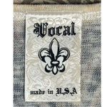 Vocal Top Size Small Red Blue Aztec Rodeo Western Studded Embellished Santa Fe Photo 5