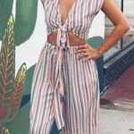 Boutique Striped Two Piece Set Photo 0