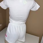 Bride Size Medium White Bride Short W/Pink Ribbons & White Baby Tee W/Pink Bow Pink Photo 6