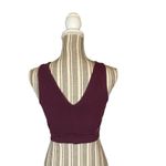 Charlotte Russe Cut Out Sleeveless Crop Top Maroon Women Sz S Photo 1