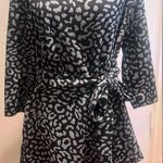 Lane Bryant Leopard Print High-Low Belted Knit Dress with Pockets Size 14/16 Photo 0