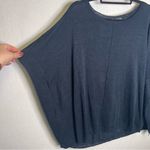 Vince  | Navy Linen Long Sleeve Top XS Shaw‎ Thin Coverup Photo 1