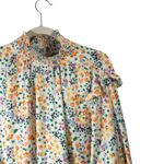 Summer Salt White Floral Long Sleeve Blouse Preppy Office Womens Plus 1xl Photo 1