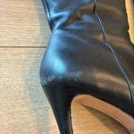 Coach  Grace Black Leather Heeled Knee High Boot Size 8 Photo 4