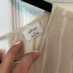 Wilfred  Stripe Ruffle Sleeve Open Back Jumpsuit Photo 4