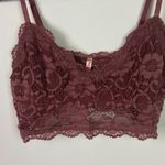 Charlotte Russe Women's Sz Med Pink Lace Bralette Photo 1