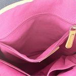 Fossil Jesse Navy Aztec Print Sequin Embellishments Canvas Shoulder Tote… Photo 12