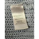 Jolie And Joy Light Blue Vneck Cropped Pullover Crochet Top M Boho Beach Peasent Size M Photo 6