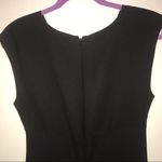 Dress Classic Little Black Dress LBD by Chaps, Sz 6 EUC V Neck Ruffles Photo 4