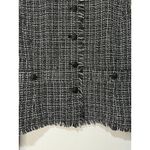 Rag and Bone  Carmen Fringe Tweed Jacket Black Multi Size 14 NWT Edgy Work Office Photo 5