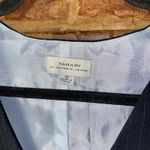 Tahari  Arthur S Levine Navy Blue Striped Vest Top Women's Size 12 Photo 3