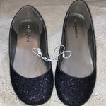 New in Box Mossimo Odell Glitter Ballet Flats, Size 6.5 Black Photo 0