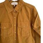 Alex Mill Georgie Pocket Shirt Golden Khaki Button Front Top XS Cotton New NWT Brown Photo 3