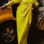 Eloquii NWT x Leah V collab The Leah yellow sequin long sleeve maxi dress 28 Photo 1