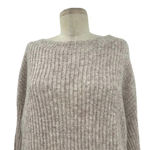 Boden Francesca Ribbed Mohair Pullover Sweater Jumper Size Medium Tan Photo 2