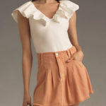 Anthropologie  Pilcro Pleated Micro‎ Denim Skirt Photo 0