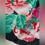 Oscar de la Renta  100% Silk Polka Dot Floral Scarf Floral Photo 1