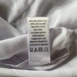 Counterparts women's size XL long sleeve white blouse ruffle neckline front tie Photo 9