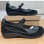 Naot Kirei Mary Jane Black Suede Leather Combo Size 10/11 US 41 EU NIB Versatile Photo 1