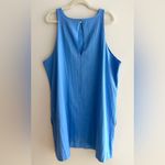 Abercrombie & Fitch A-Line Linen Dress, Bright Blue, Size XXL, NWT Photo 8