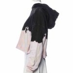 RE/DONE REDONE Colorblock Pattern Women’s Red Black & White Sweatshirt Hoodie Size Small Photo 3