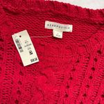 Aeropostale  Chunky‎ Knit Sweater Crewneck Size Small Red New Photo 2