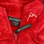 Avalanche Fleece Vest Womens Size Small Red Stand Collar Sleeveless Activewear Photo 2