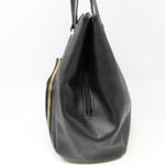 Liz Claiborne Triple-Zip Faux Saffiano Satchel Bag Black Photo 5