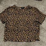 Rue 21 Cropped Cheetah Print Tee Photo 0