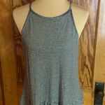 Mossimo striped ruffled tank top Size L Photo 3