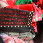 Voodoo Vixen Floral Black & Red Floral Swing Dress Size XS Photo 5